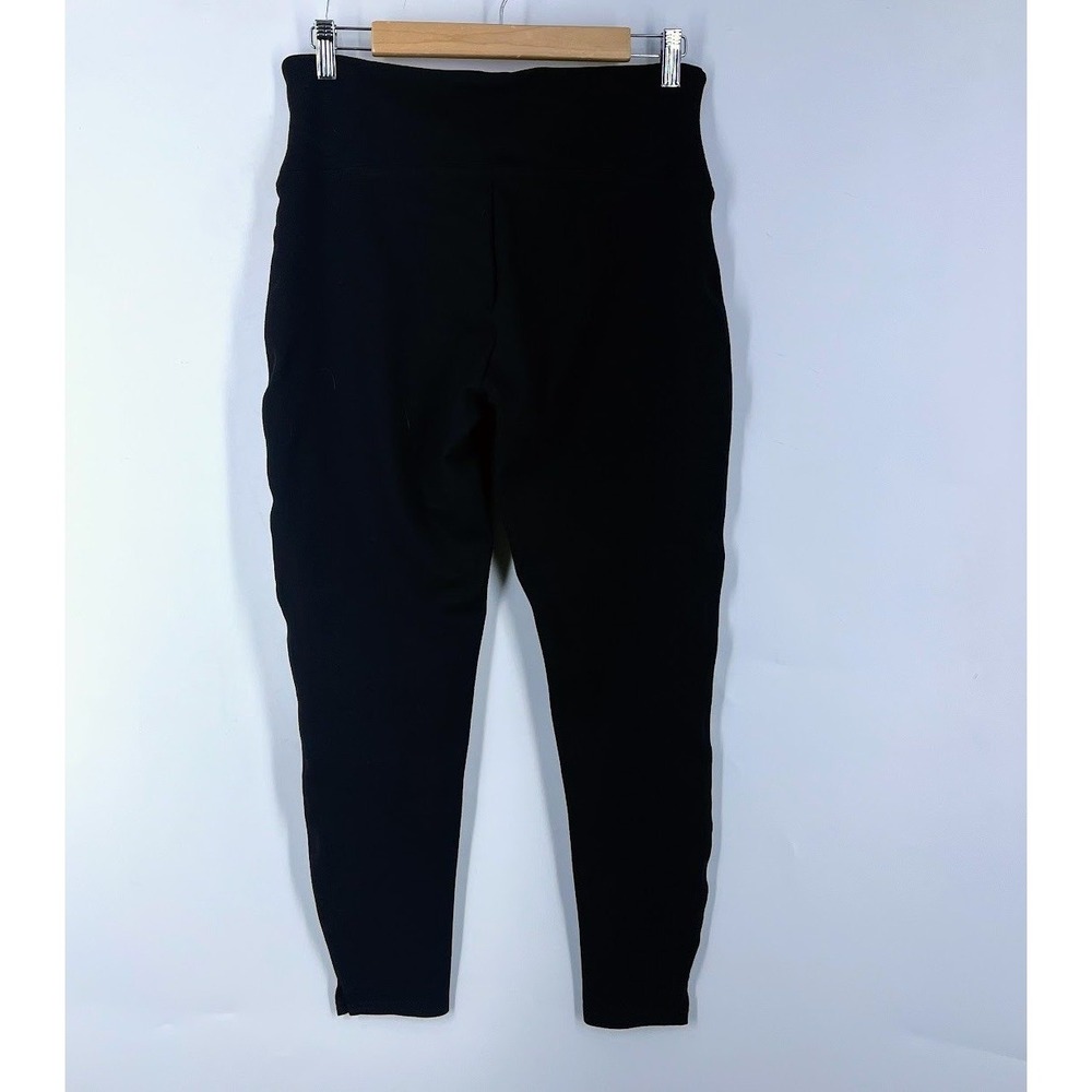 Spanx Perfect Ponte Pant Back Zip Skinny Leggings 20262R Womens Large L Black
